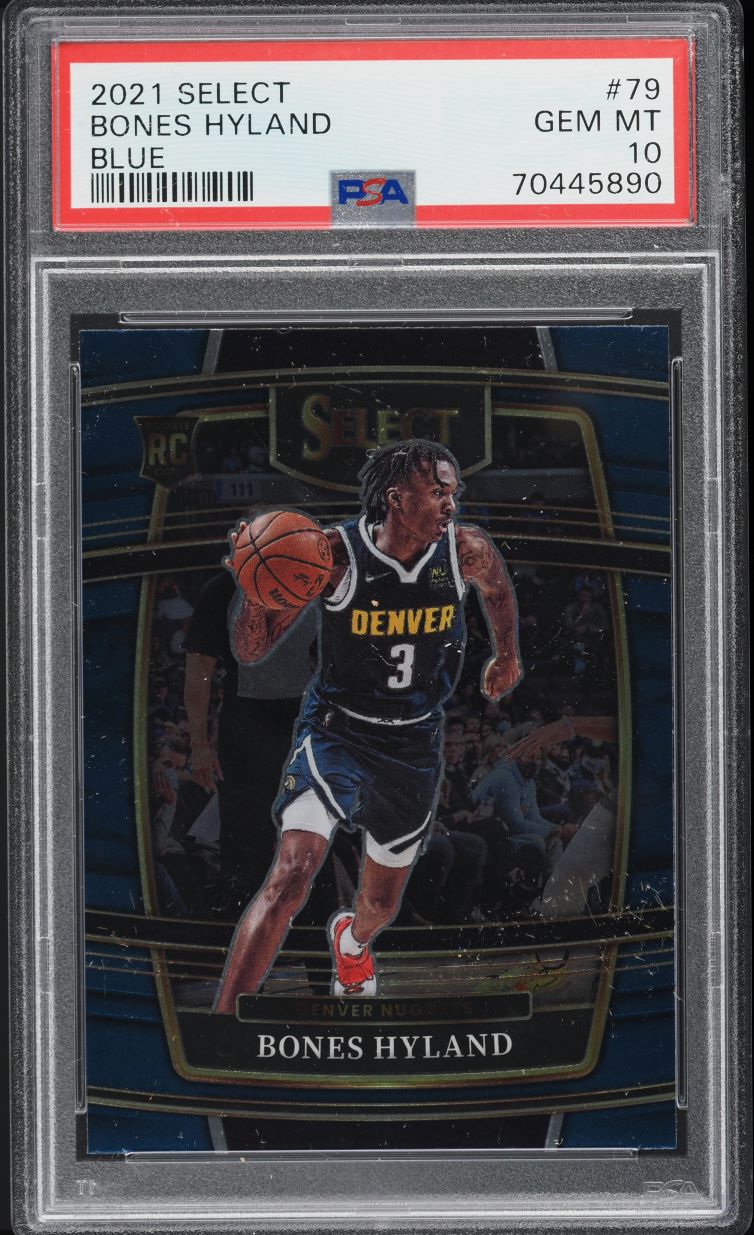 2021 Select Concourse Retail Blue Bones Hyland ROOKIE #79 PSA 10 GEM MINT