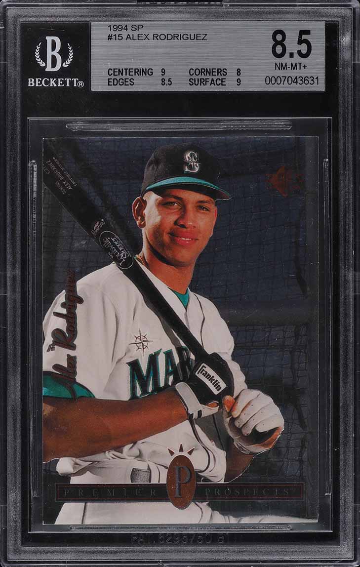 1994 SP Foil Alex Rodriguez ROOKIE #15 BGS 8.5 NM-MT+