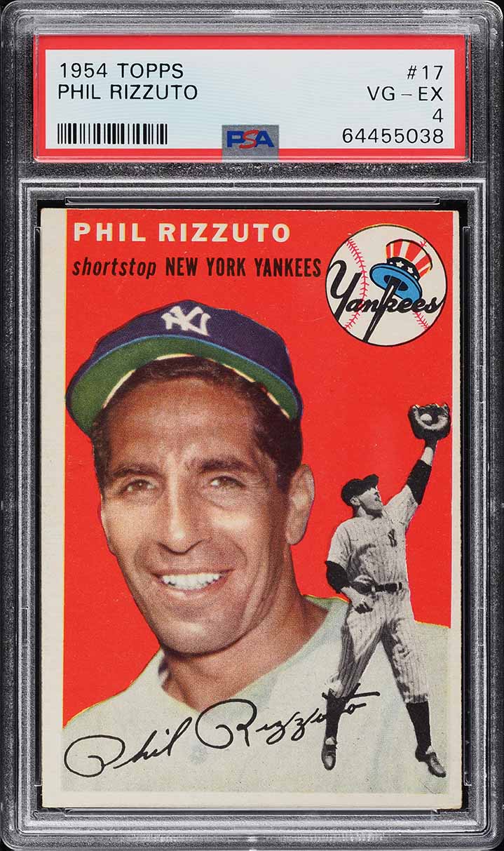 1954 Topps Phil Rizzuto #17 PSA 4 VGEX