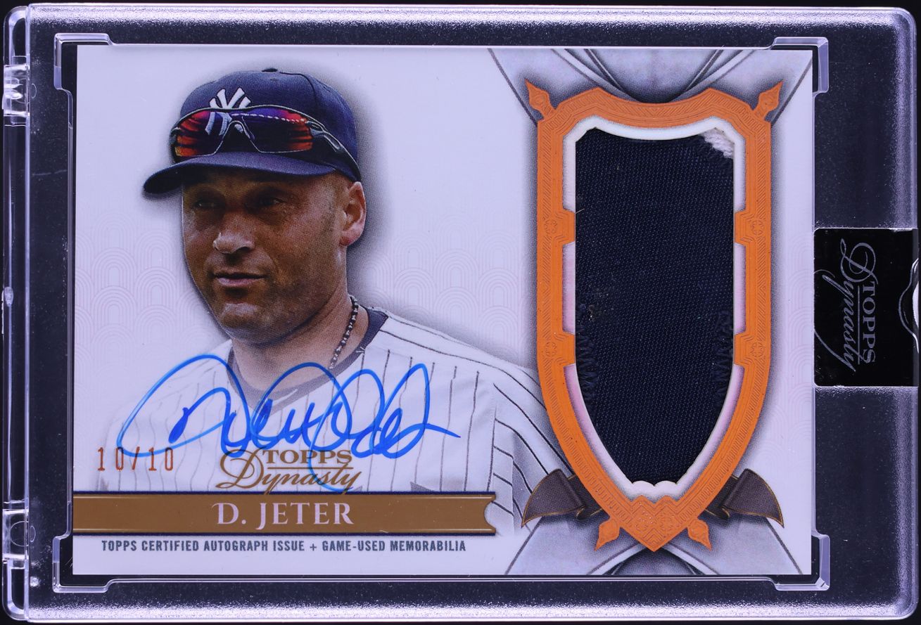 2024 Topps Dynasty Derek Jeter PATCH AUTO 10/10 #DAP-DJ6