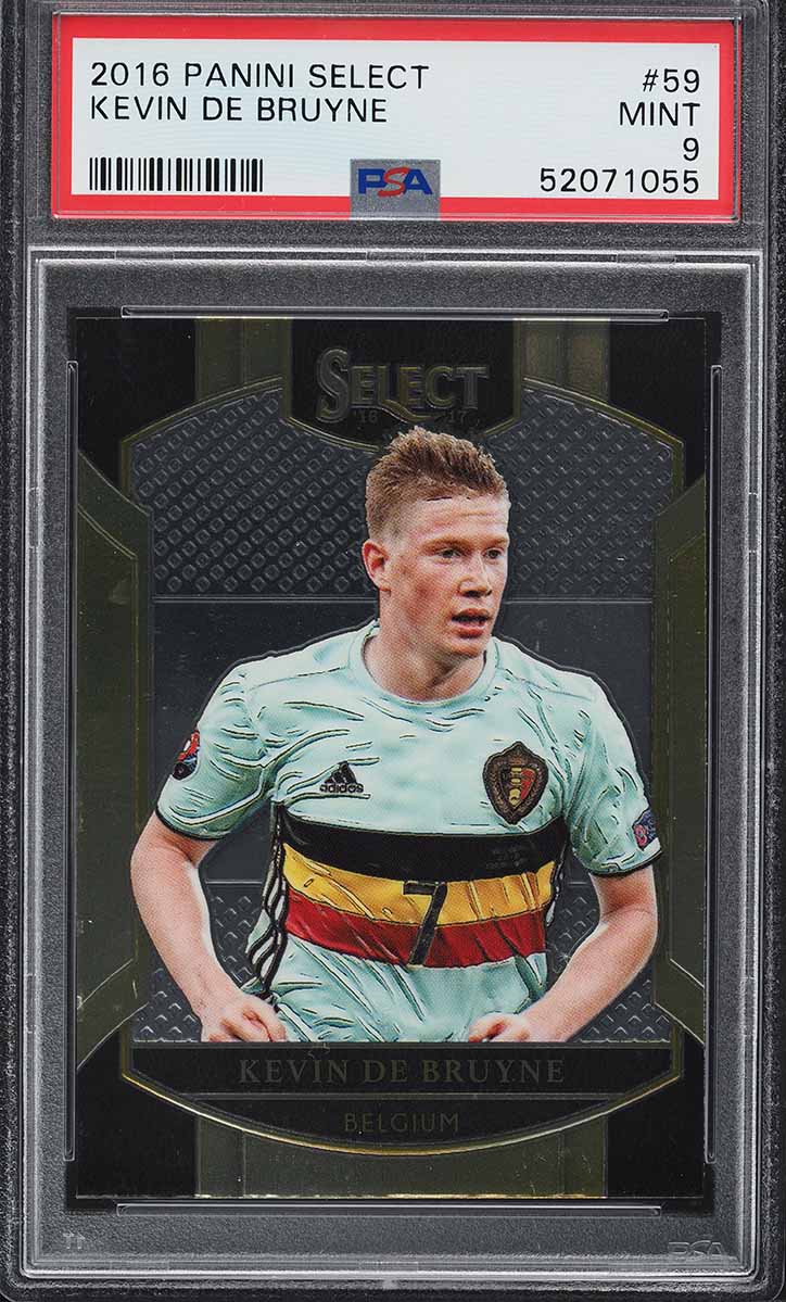 2016 Select Soccer Kevin De Bruyne #59 PSA 9 MINT