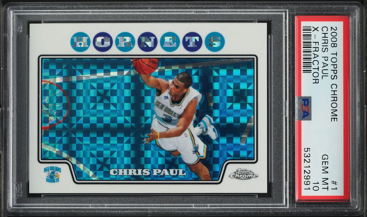 2008 Topps Chrome Xfractor Chris Paul /288 #1 PSA 10 GEM MINT