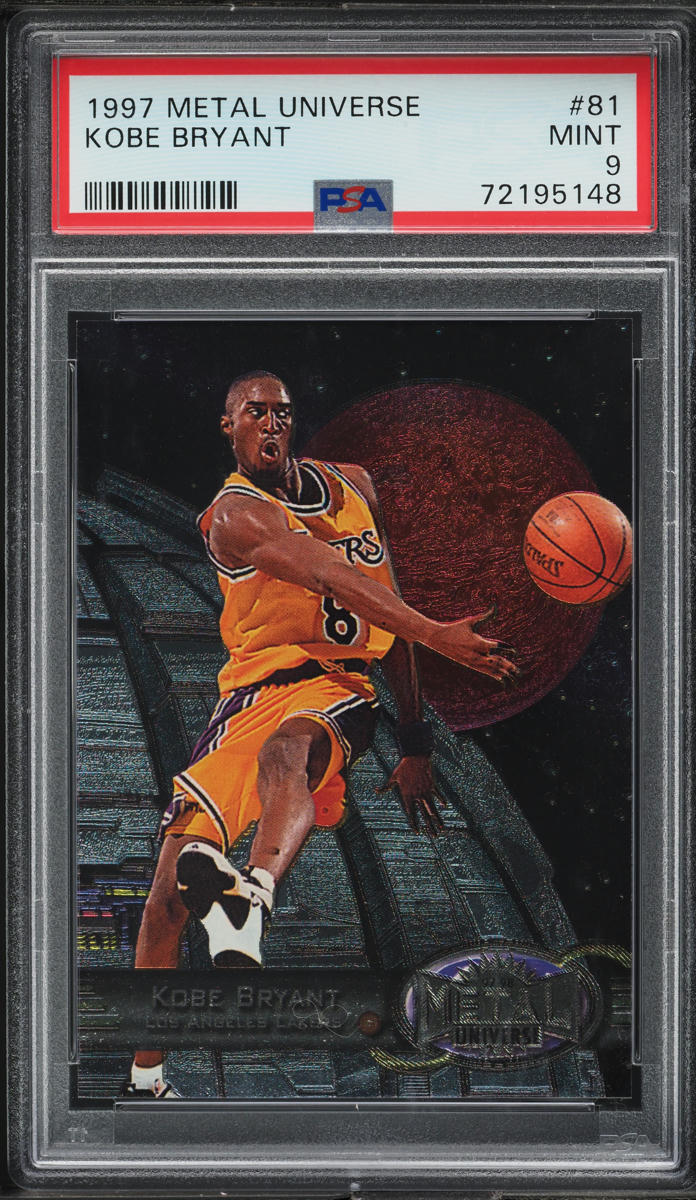 1997 Metal Universe Kobe Bryant #81 PSA 9 MINT