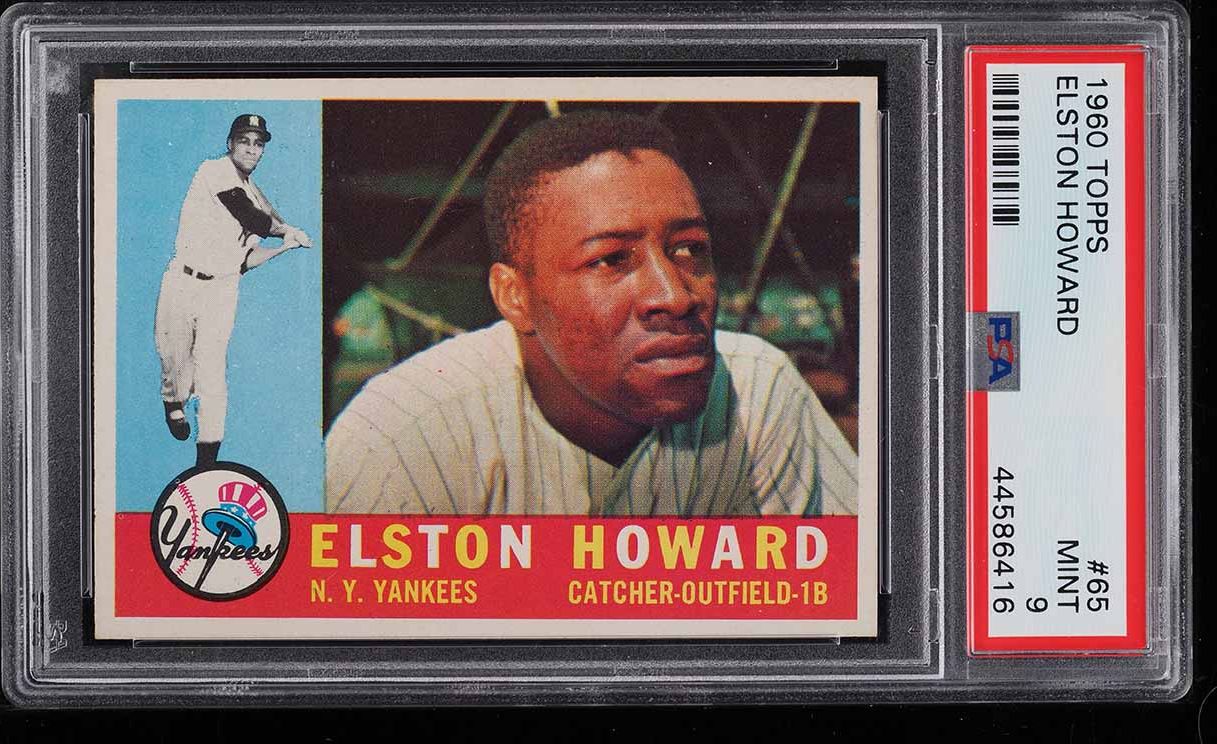 1960 Topps Elston Howard #65 PSA 9 MINT