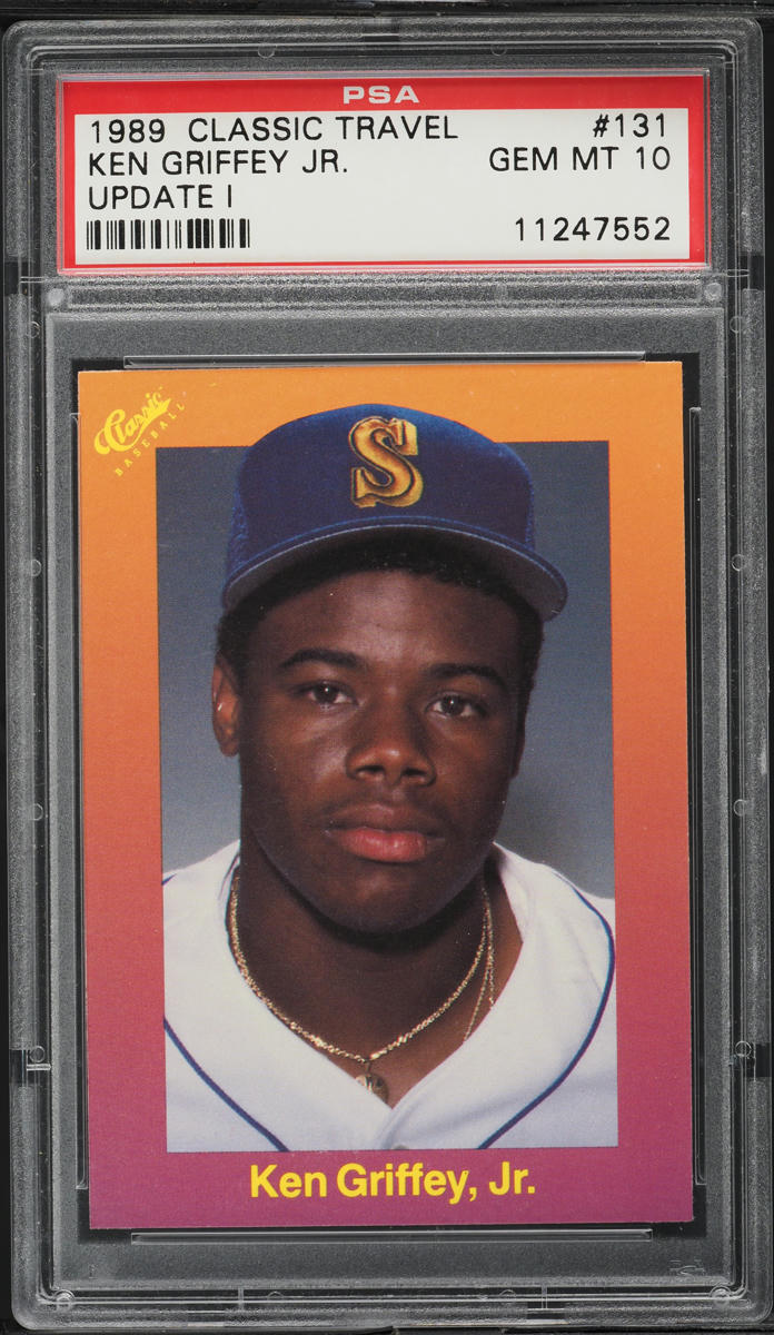 1989 Classic Travel Update I Ken Griffey Jr. ROOKIE #131 PSA 10 GEM MINT