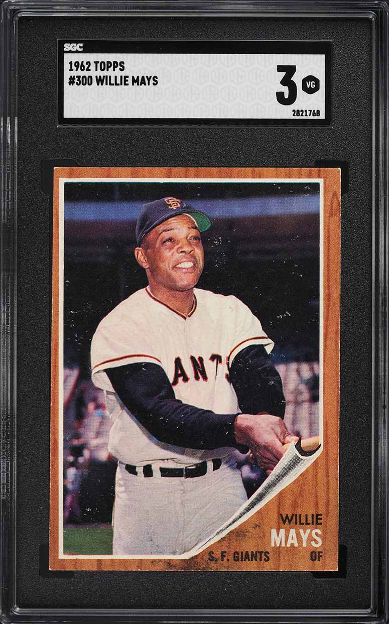 1962 Topps Willie Mays #300 SGC 3 VG