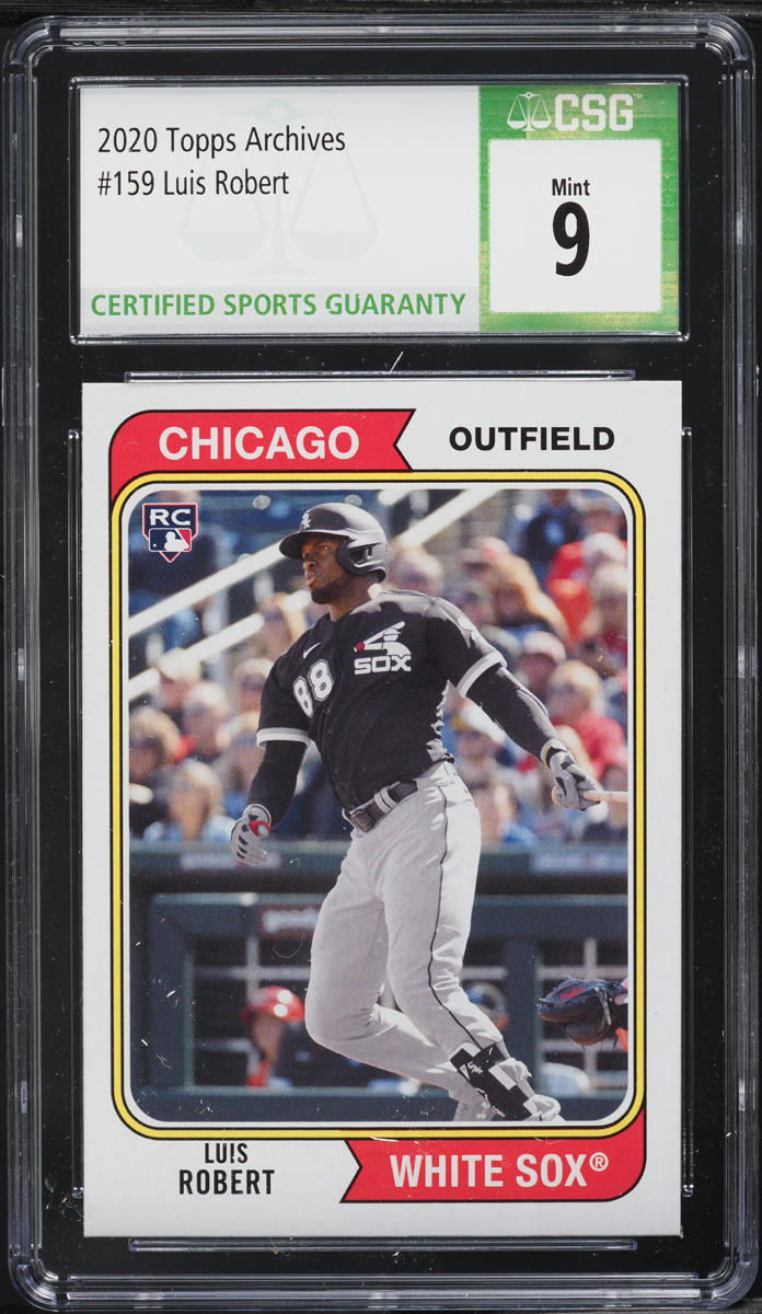 2020 Topps Archives Luis Robert ROOKIE #159 CSG 9 MINT