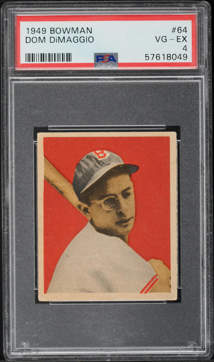 1949 Bowman Dom DiMaggio #64 PSA 4 VGEX