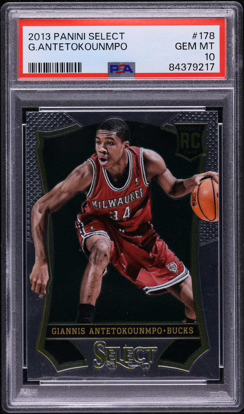 2013 Select Giannis Antetokounmpo ROOKIE #178 PSA 10 GEM MINT