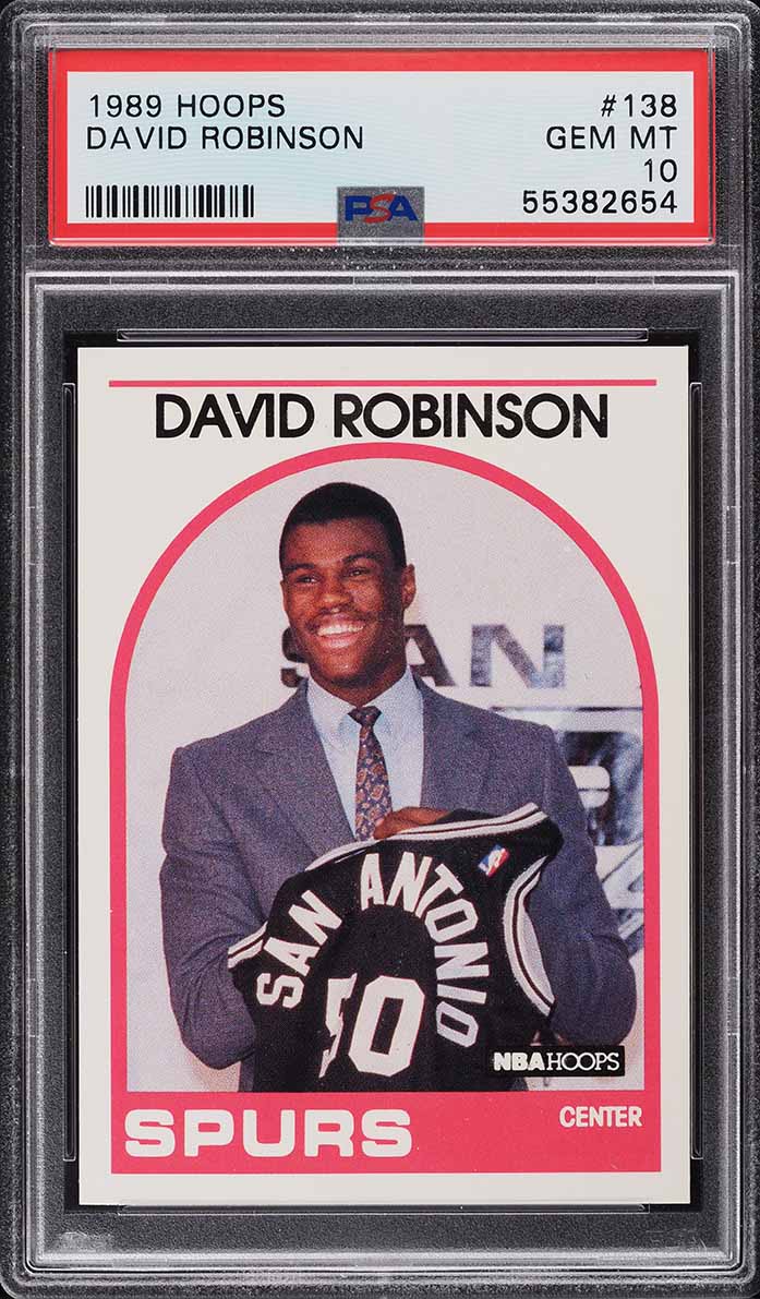 1989 Hoops David Robinson ROOKIE #138 PSA 10 GEM MINT