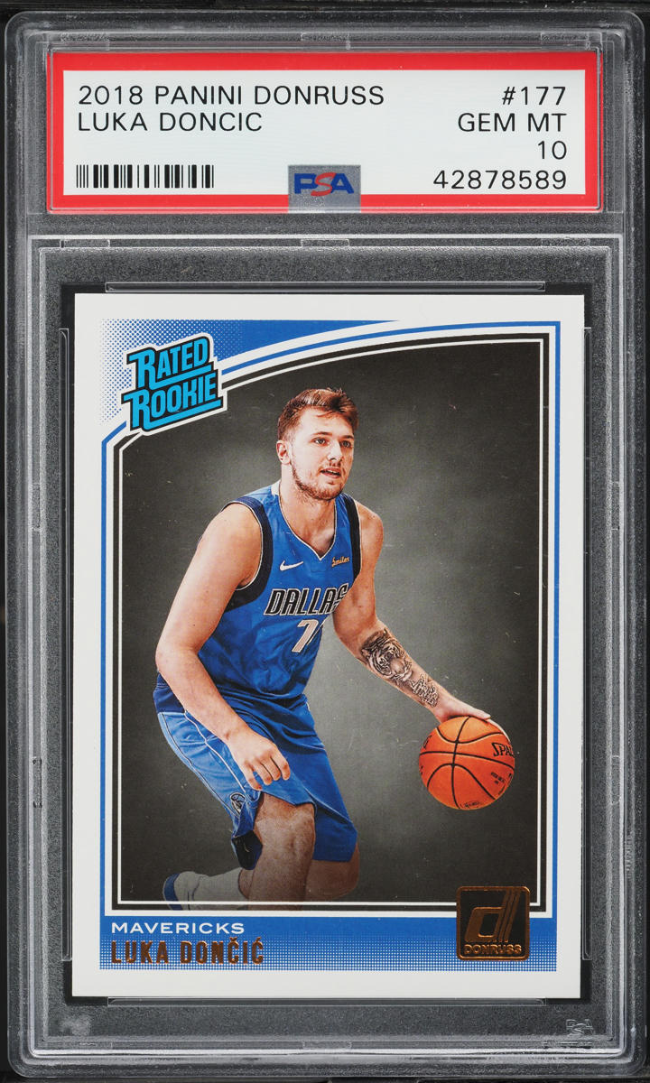 2018 Donruss Basketball Luka Doncic ROOKIE #177 PSA 10 GEM MINT