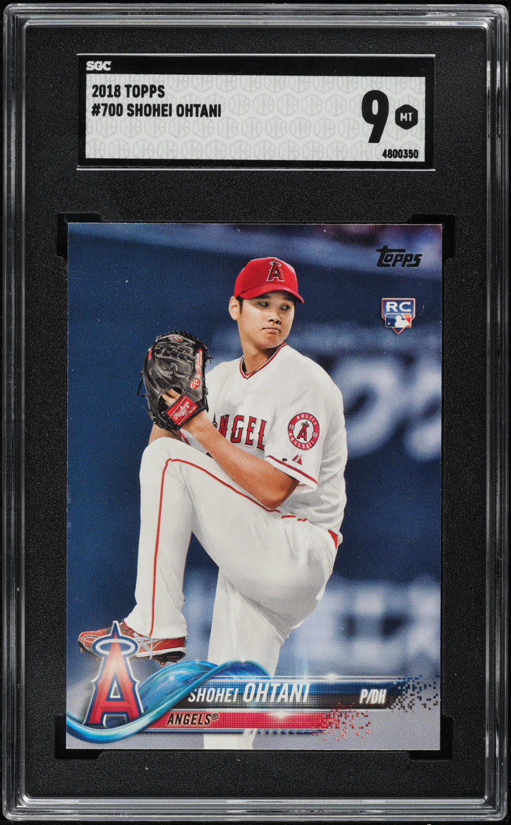 2018 Topps Shohei Ohtani ROOKIE #700 SGC 9 MINT