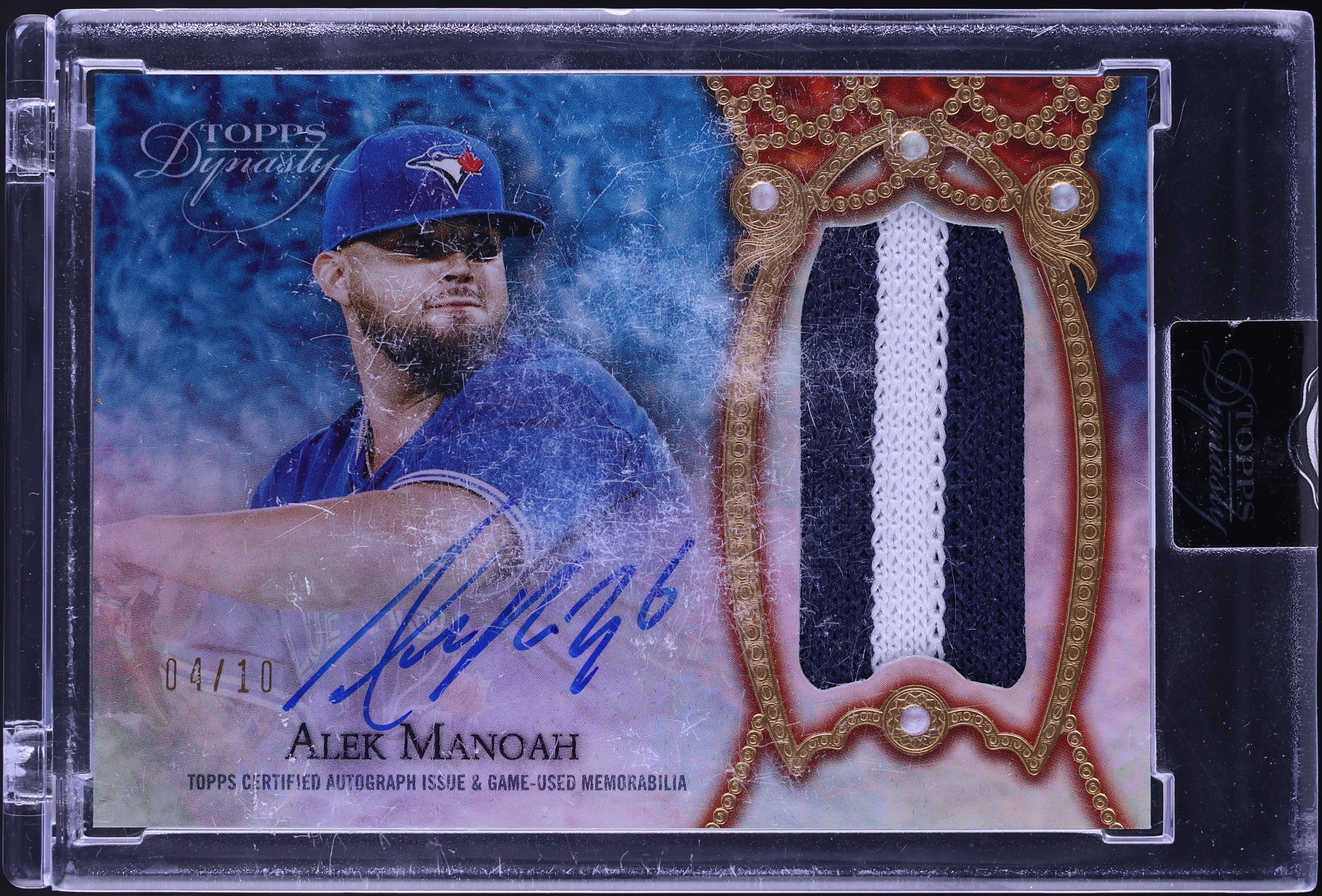 2022 Topps Dynasty Alek Manoah PATCH AUTO /10 #DAP-AMA1