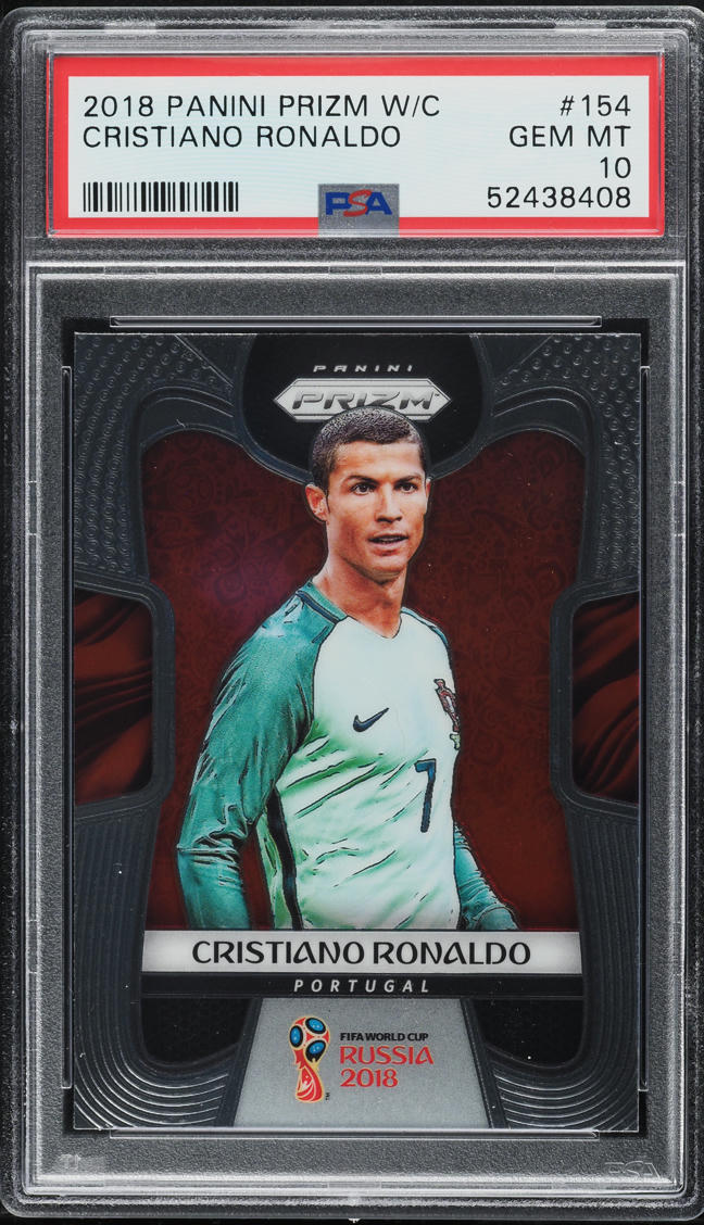 2018 Panini Prizm World Cup Cristiano Ronaldo #154 PSA 10 GEM MINT