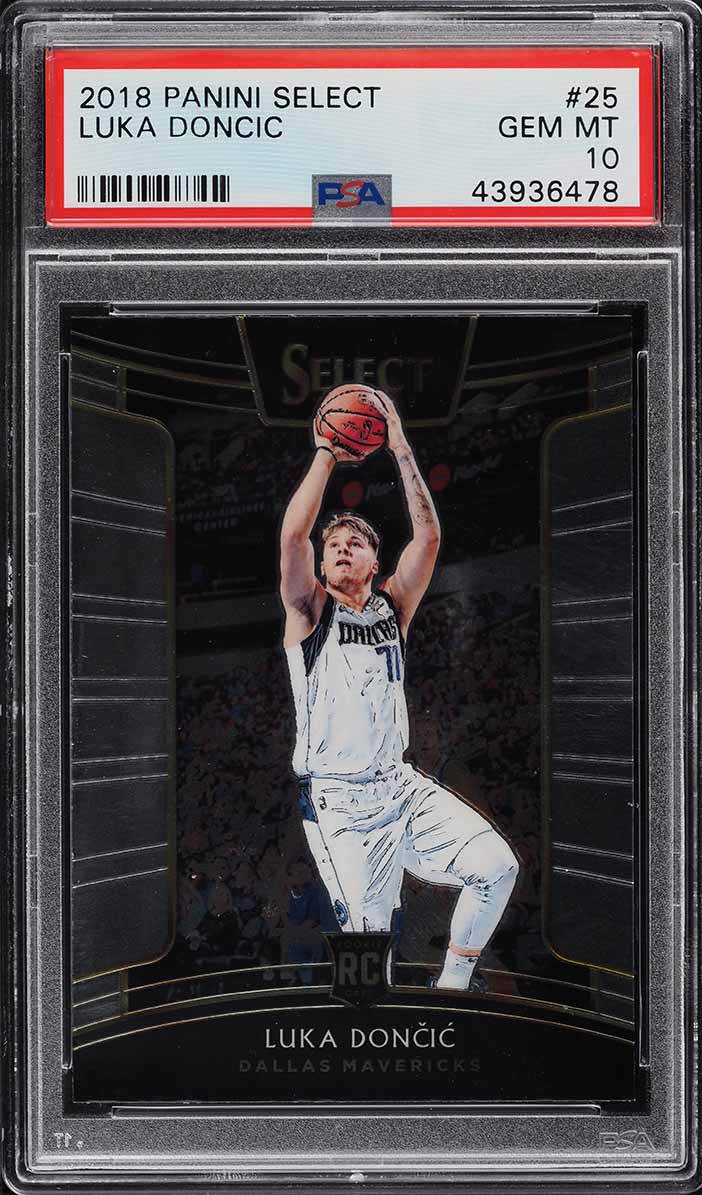 2018 Select Concourse Luka Doncic ROOKIE RC #25 PSA 10 GEM MINT