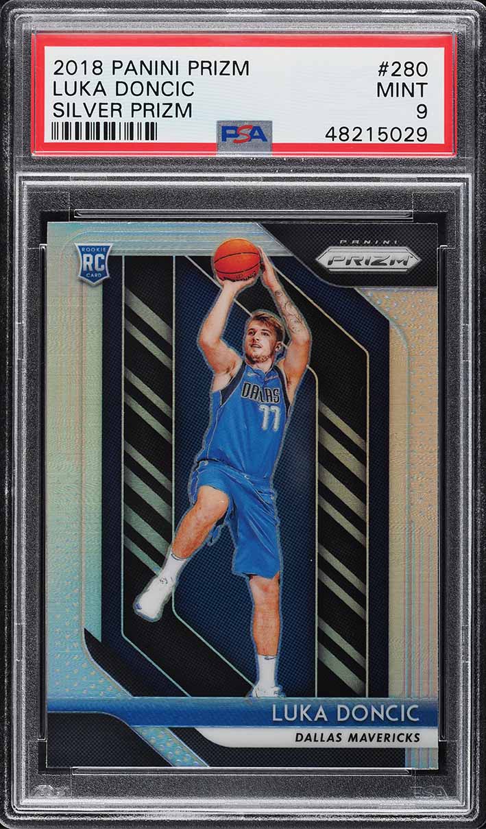 2018 Panini Prizm Silver Luka Doncic ROOKIE #280 PSA 9 MINT