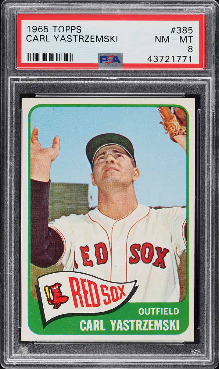 1965 Topps Carl Yastrzemski #385 PSA 8 NM-MT