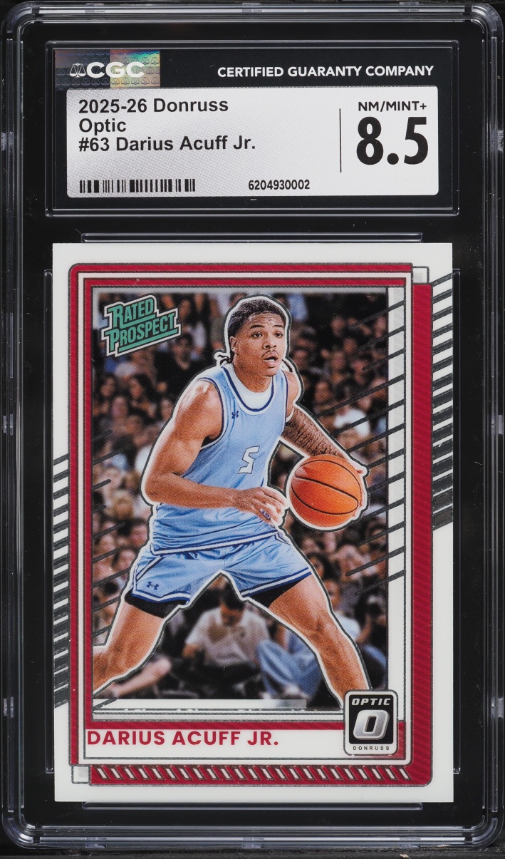 Darius Acuff Jr. #63 2025-26 Donruss Basketball Optic