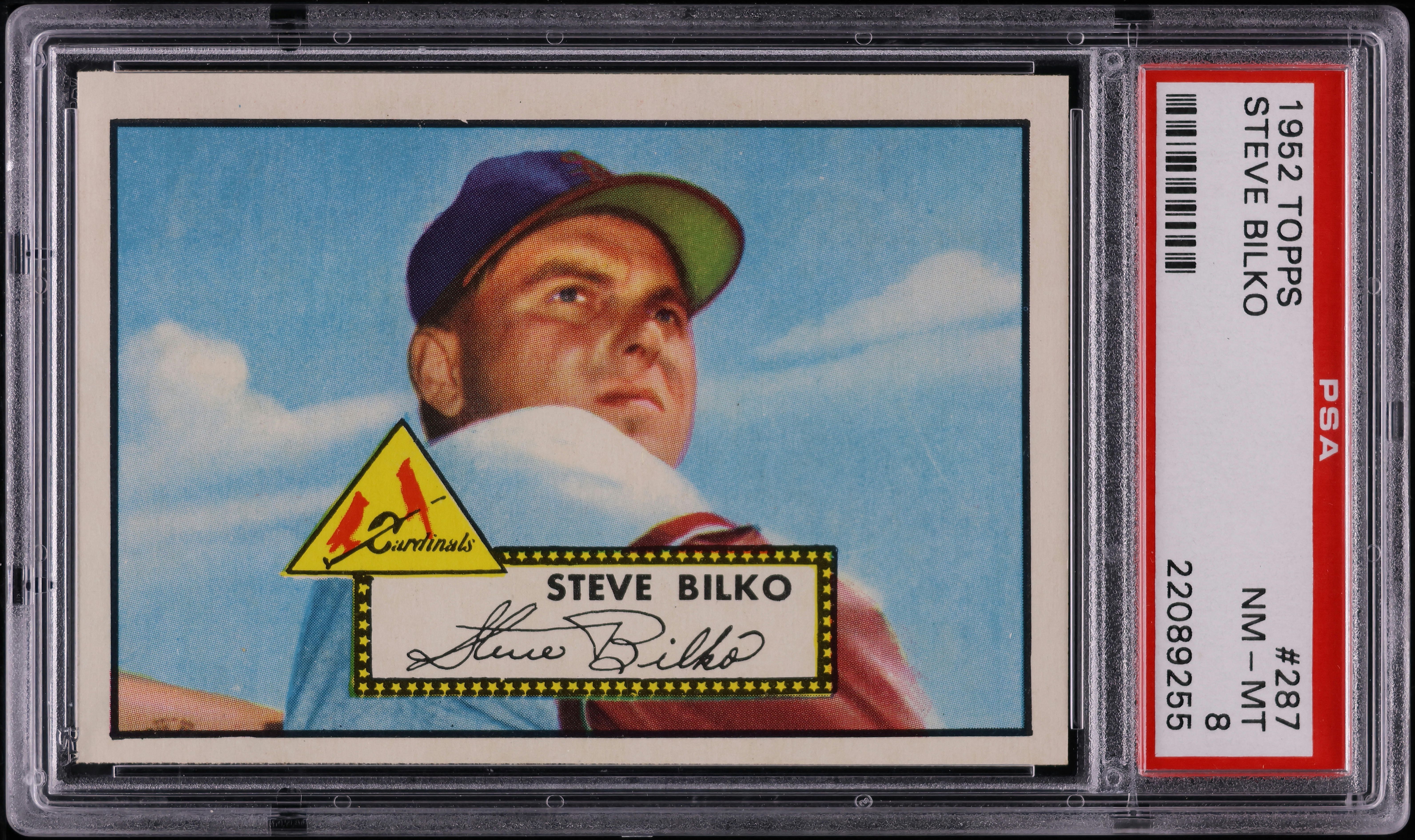 1952 Topps Steve Bilko #287 PSA 8 NM-MT