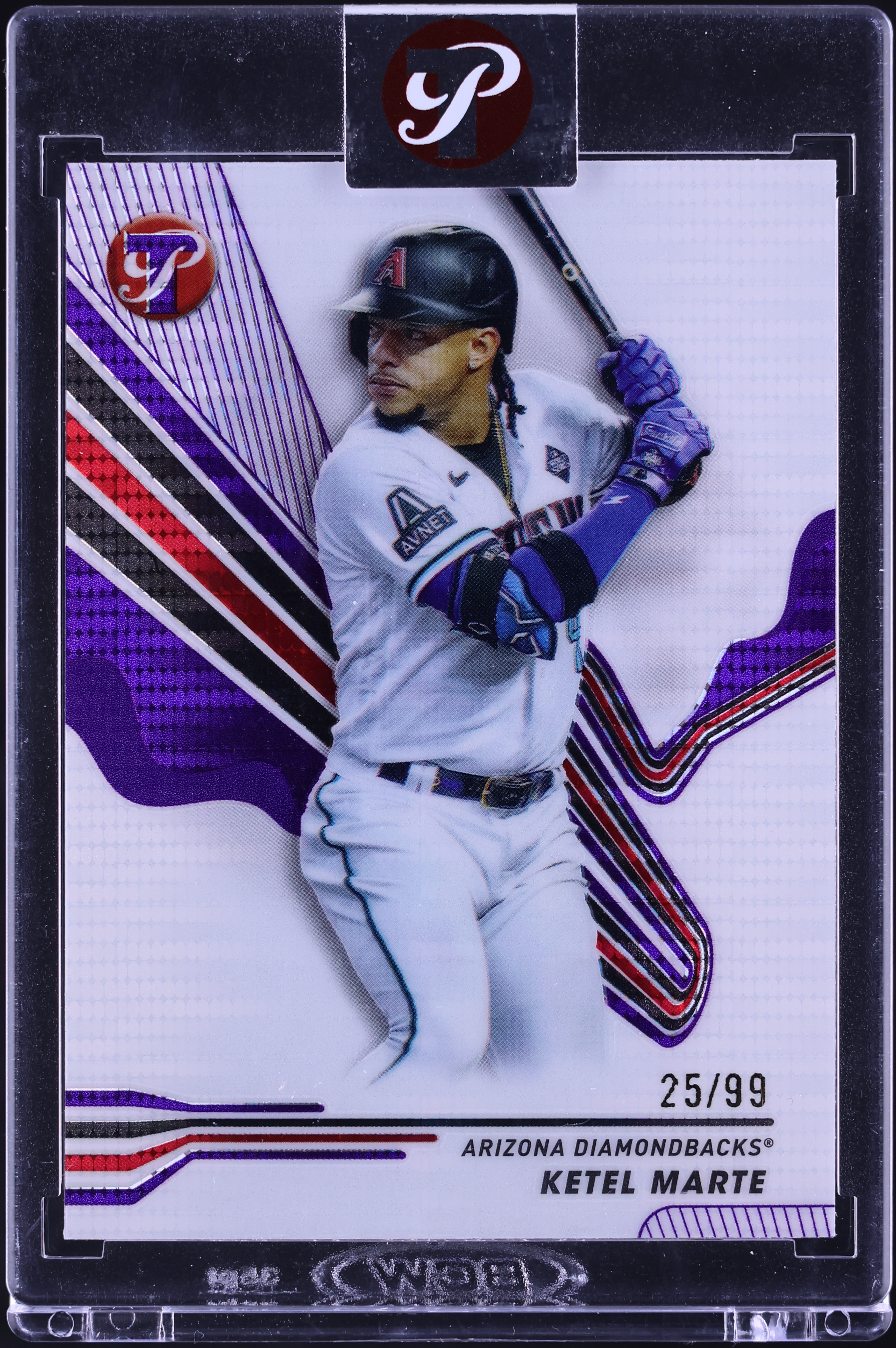 2024 Topps Pristine Purple Refractor Ketel Marte /99 #77