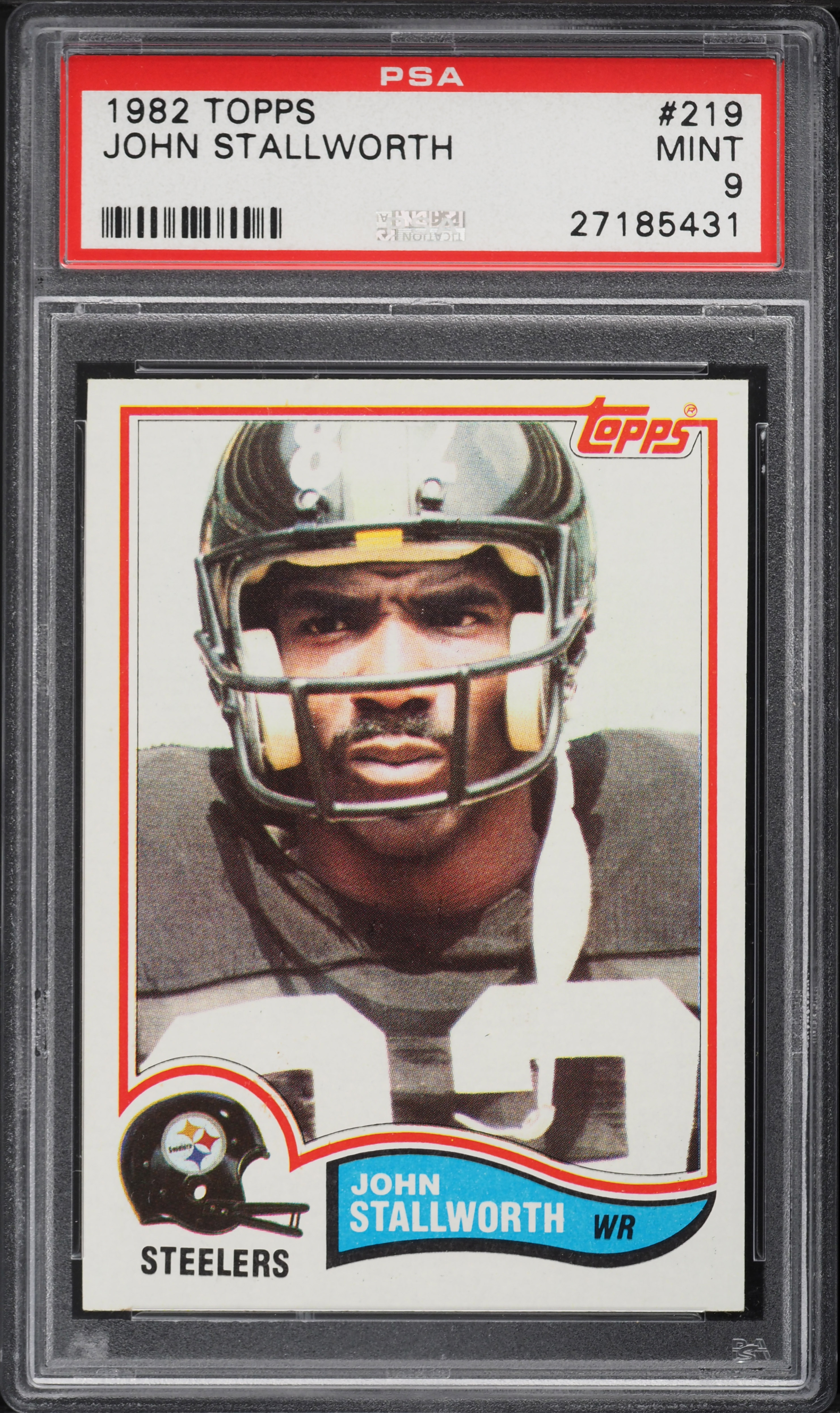 1982 Topps Football John Stallworth #219 PSA 9 MINT