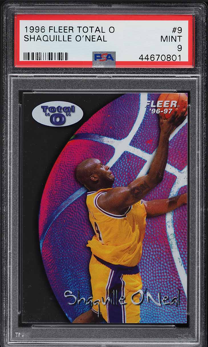 1996 Fleer Total O Shaquille O'Neal #9 PSA 9 MINT