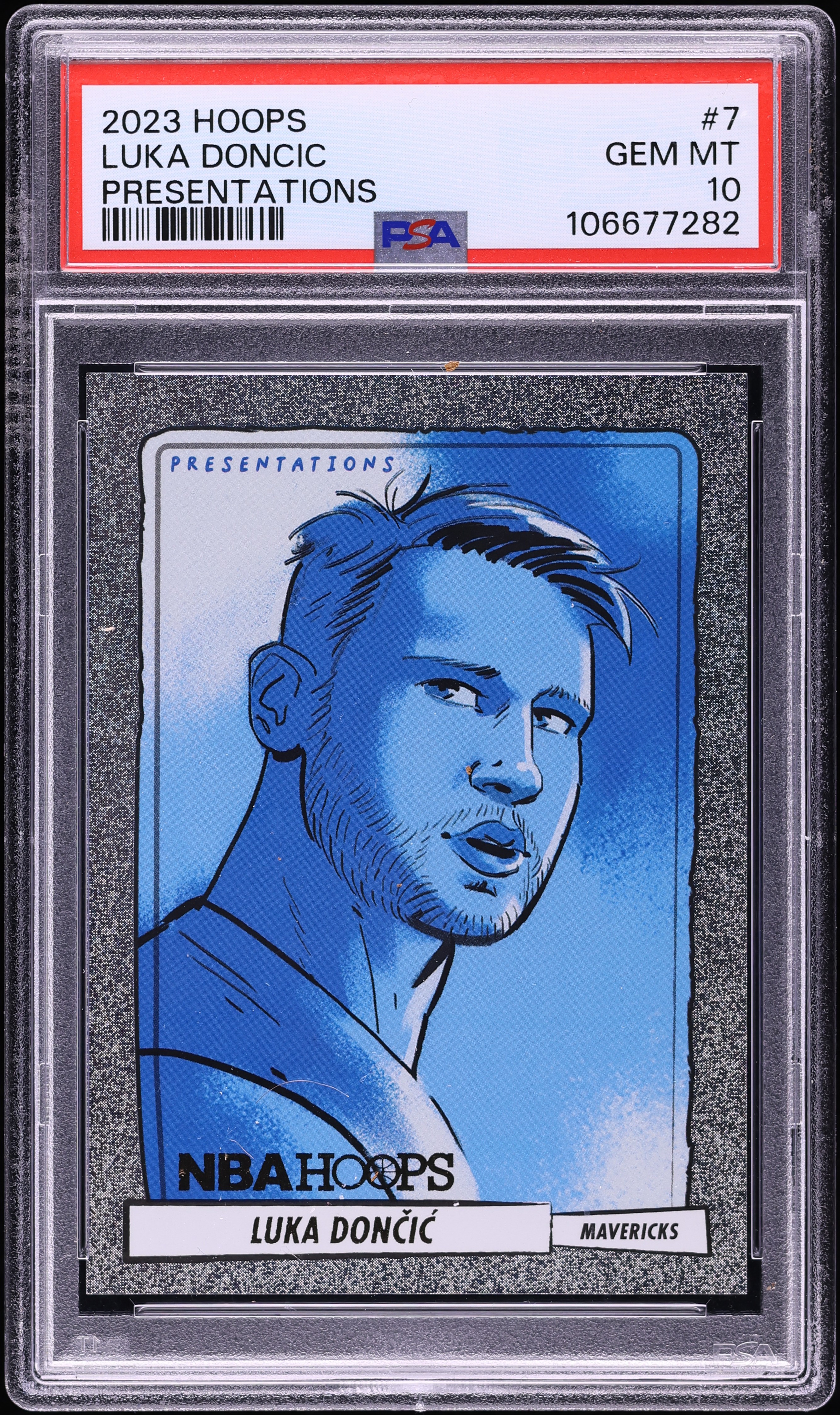 2023 Hoops Presentations Luka Doncic #7 PSA 10 GEM MINT