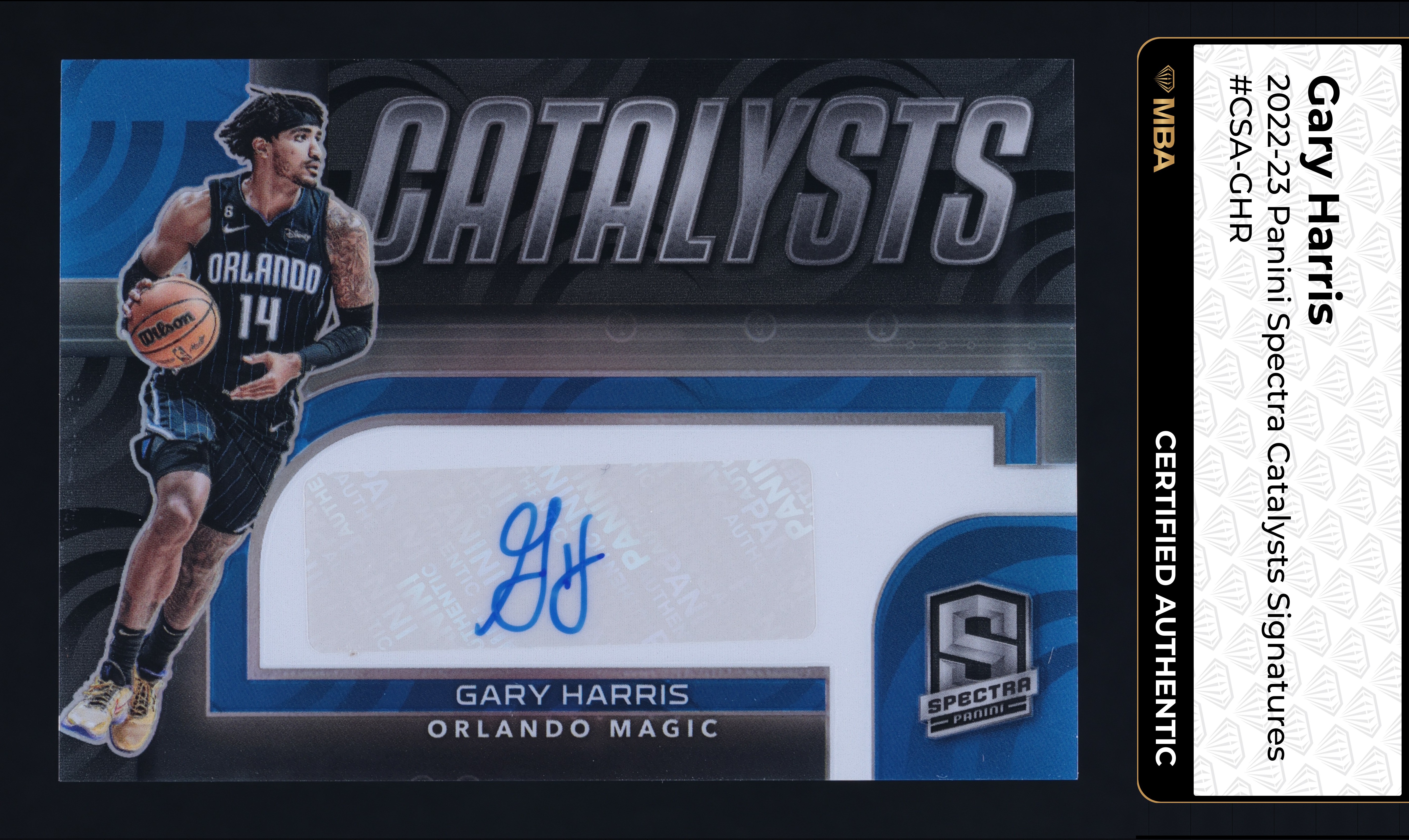 2022 Panini Spectra Catalysts Signatures Gary Harris AUTO /99 #CSA-GHR MBA AUTH