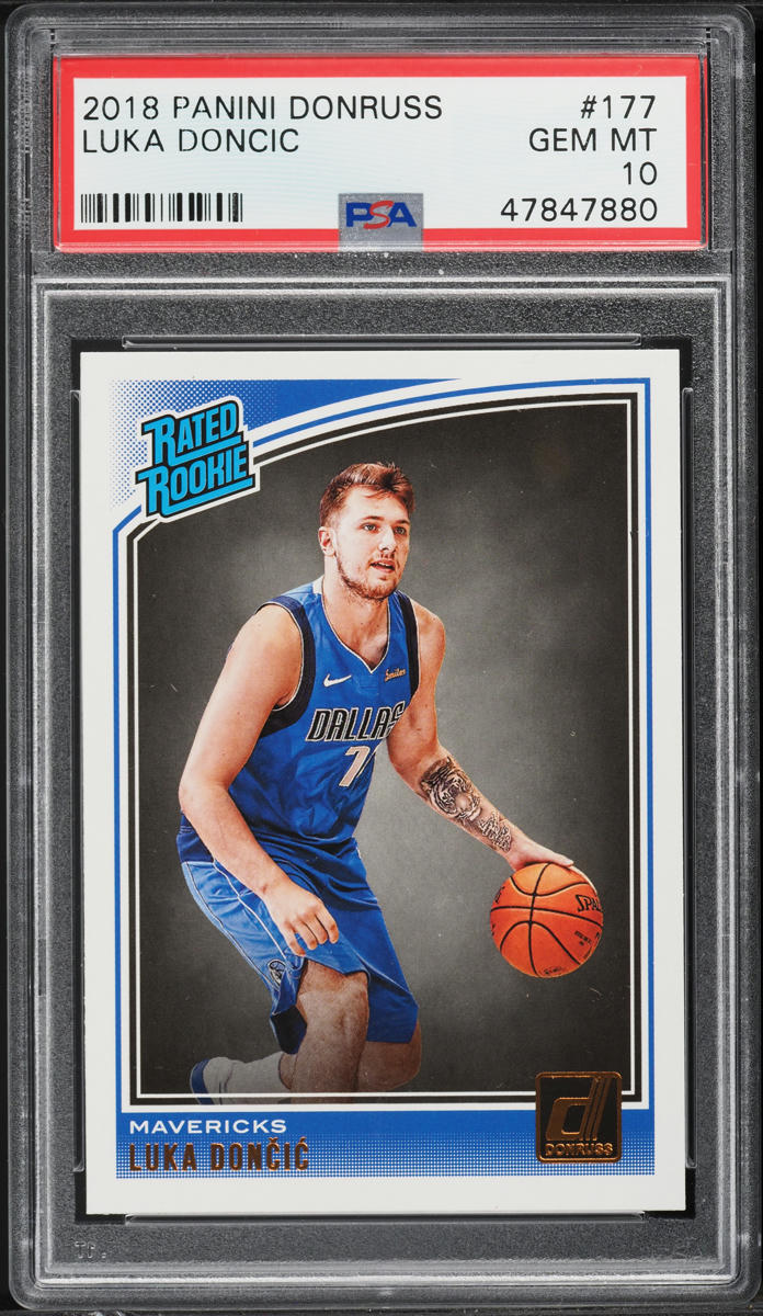 2018 Donruss Basketball Luka Doncic ROOKIE #177 PSA 10 GEM MINT