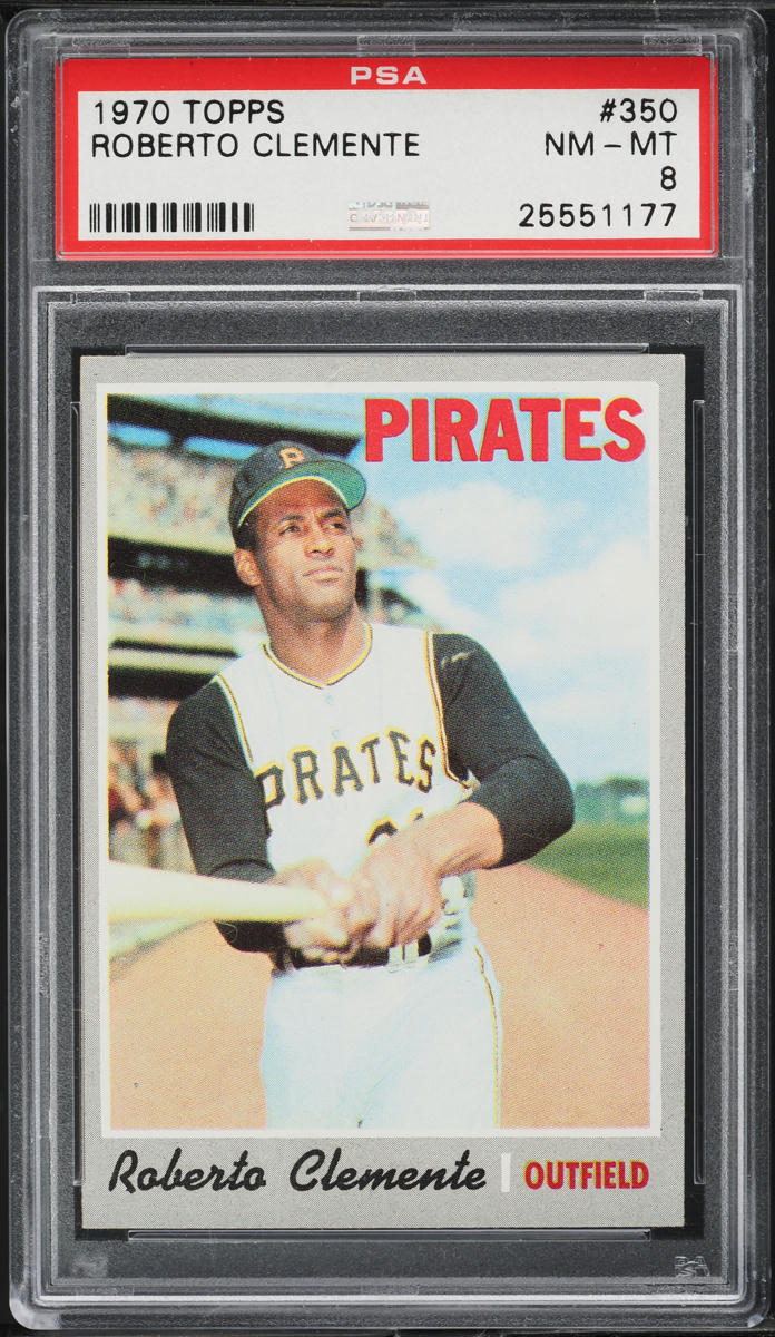 1970 Topps Roberto Clemente #350 PSA 8 NM-MT