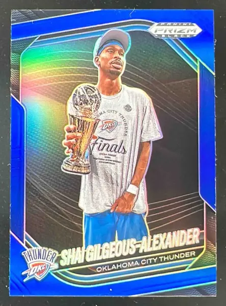 2024-25 Panini Prizm Black Blue Prizms #164 Shai Gilgeous-Alexander /199