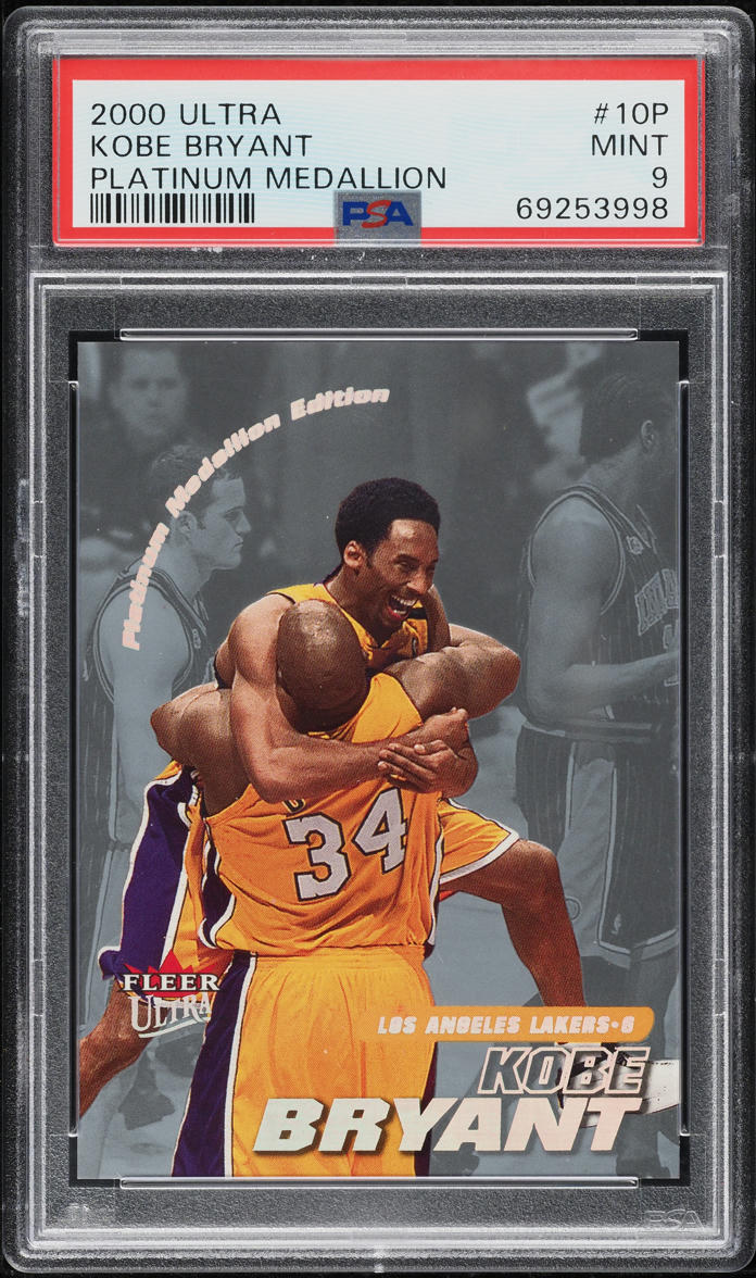 2000 Ultra Platinum Medallion Kobe Bryant /50 #10P PSA 9 MINT