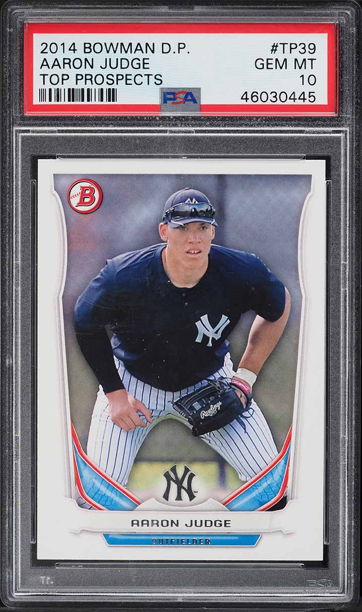 2014 Bowman Draft Picks Top Prospects Aaron Judge ROOKIE #TP-39 PSA 10