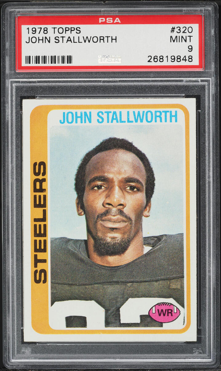 1978 Topps Football John Stallworth ROOKIE #320 PSA 9 MINT
