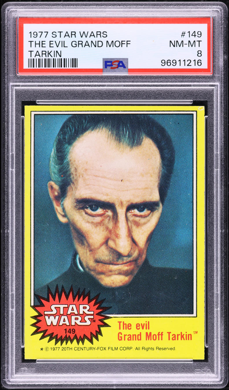 1977 Topps Star Wars The Evil Grand Moff Tarkin #149 PSA 8 NM-MT