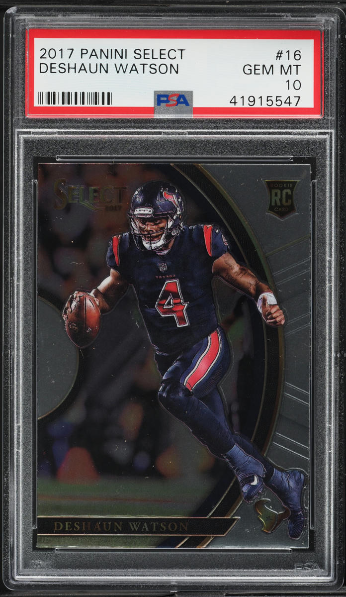 2017 Select Concourse Deshaun Watson ROOKIE #16 PSA 10 GEM MINT