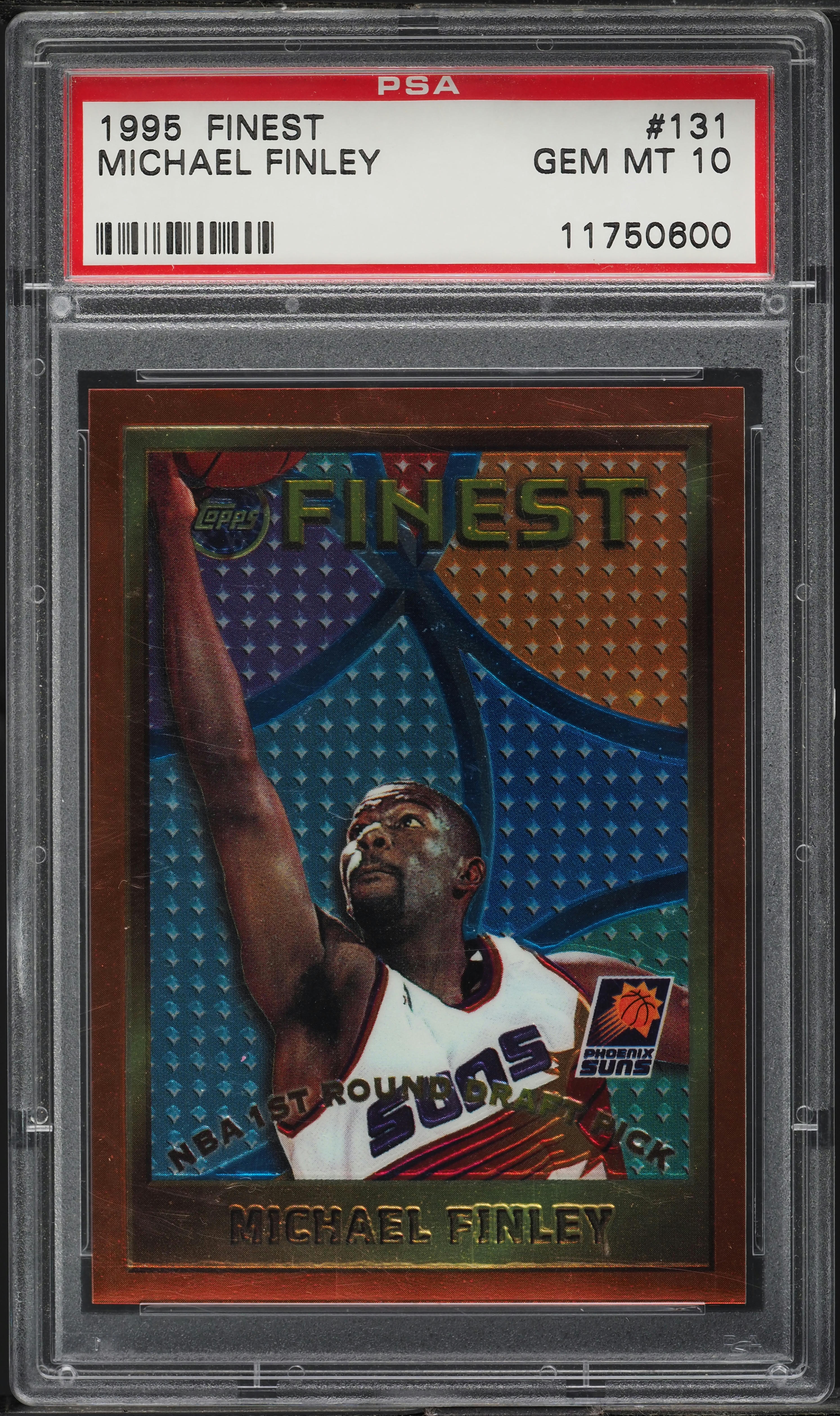 1995 Finest Basketball Michael Finley ROOKIE #131 PSA 10 GEM MINT