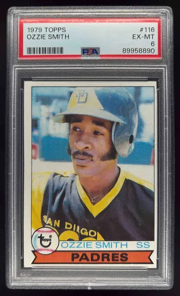 1979 Topps #116 Ozzie Smith RC PSA 6