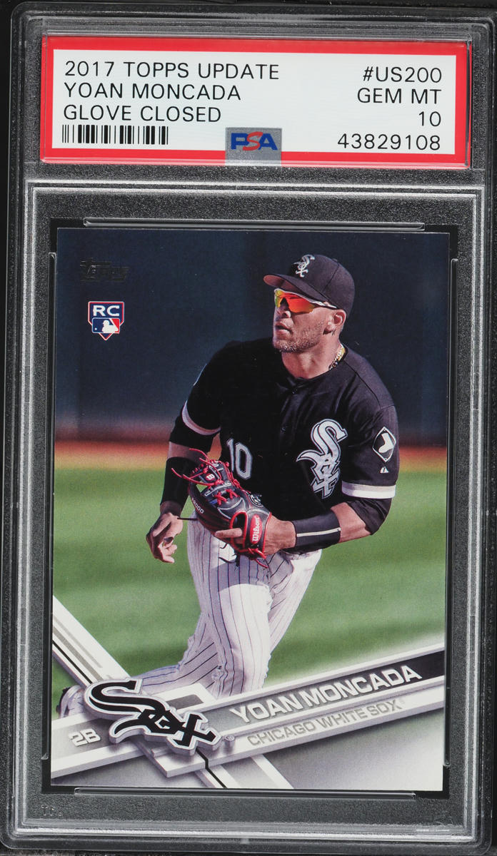 2017 Topps Update Yoan Moncada ROOKIE #US200 PSA 10 GEM MINT