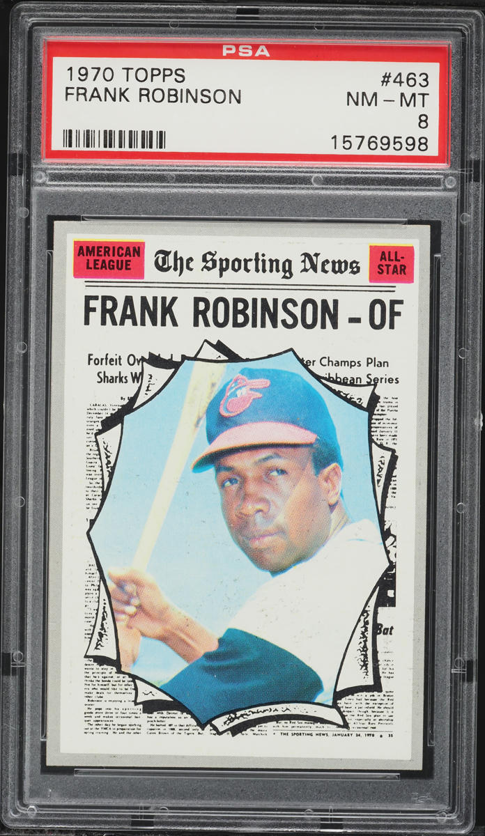 1970 Topps Frank Robinson ALL-STAR #463 PSA 8 NM-MT