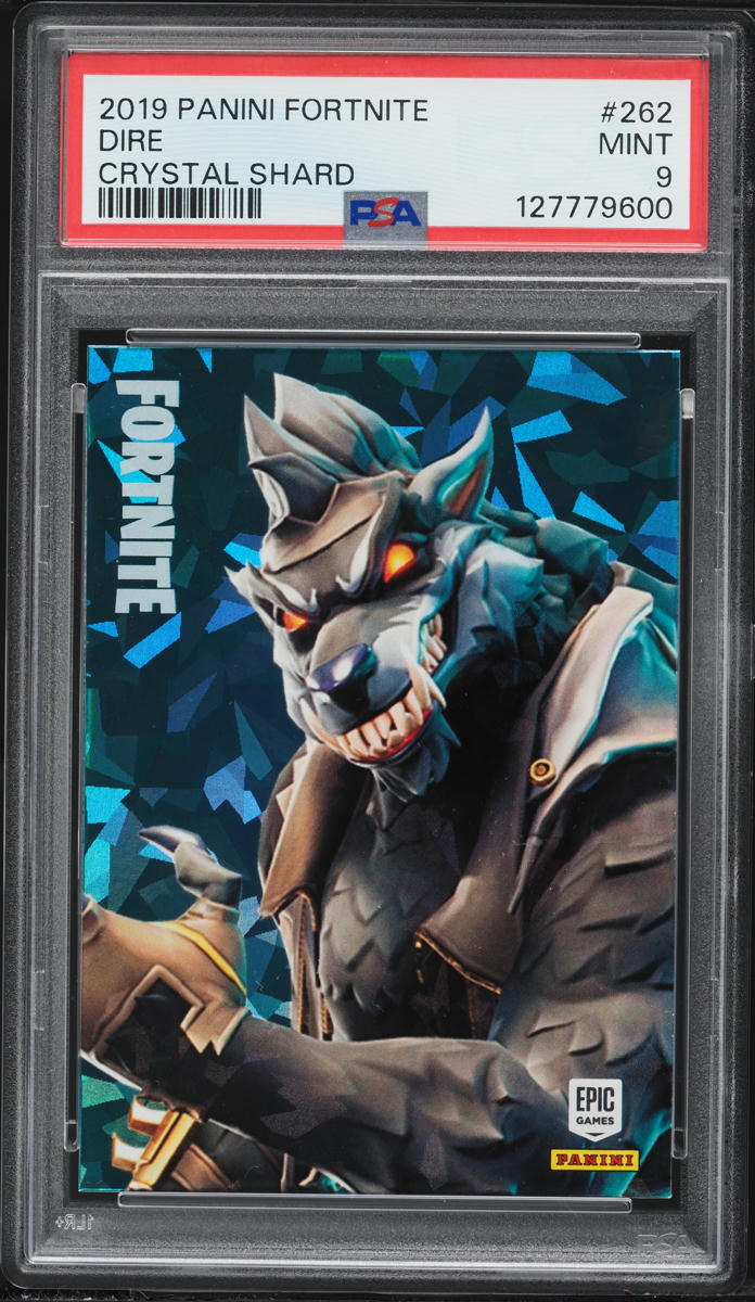 2019 Panini Fortnite Crystal Shard Dire #262 PSA 9 MINT