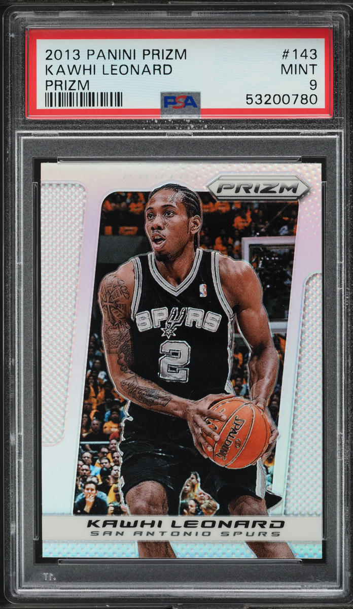 2013 Panini Prizm Silver Kawhi Leonard #143 PSA 9 MINT