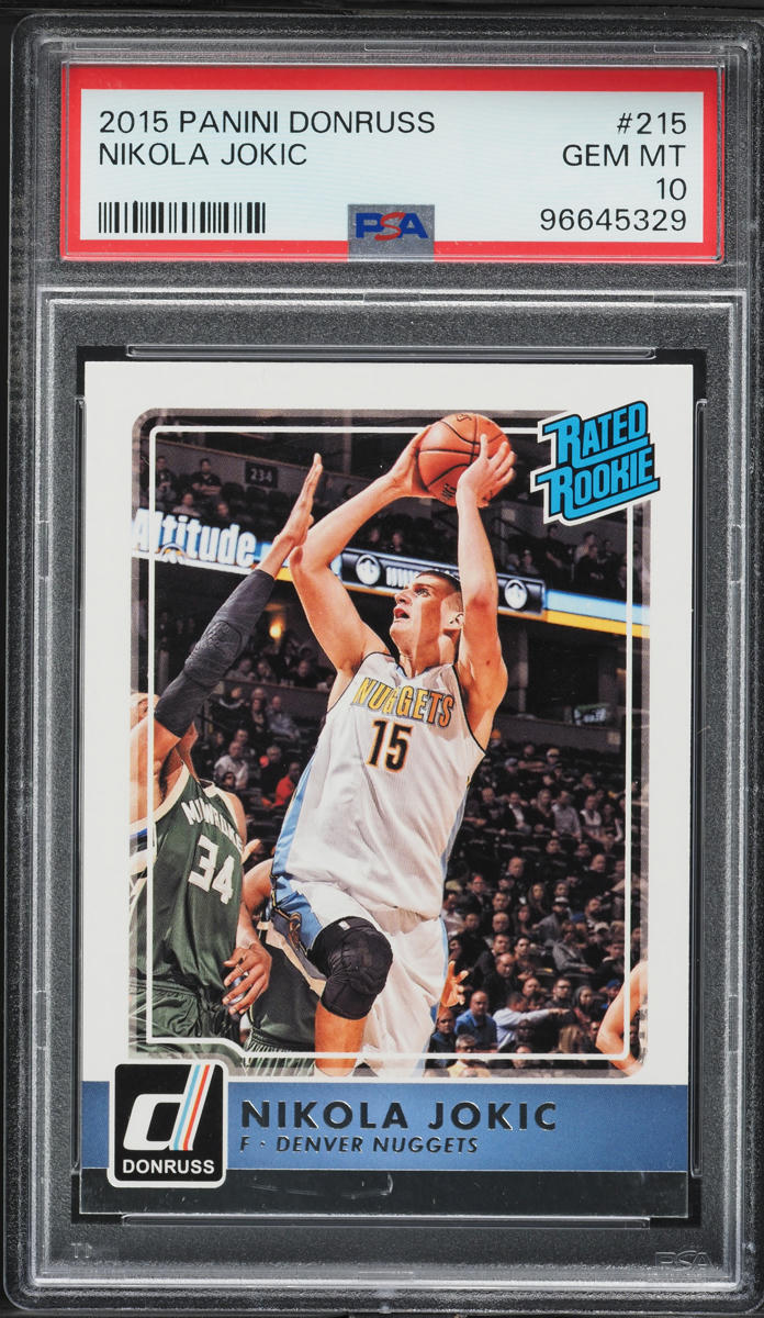 2015 Donruss Basketball Nikola Jokic ROOKIE #215 PSA 10 GEM MINT