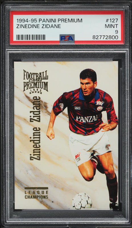 ZINEDINE ZIDANE PANINI PREMIUM LEAGUE CHAMPIONS FRANCE