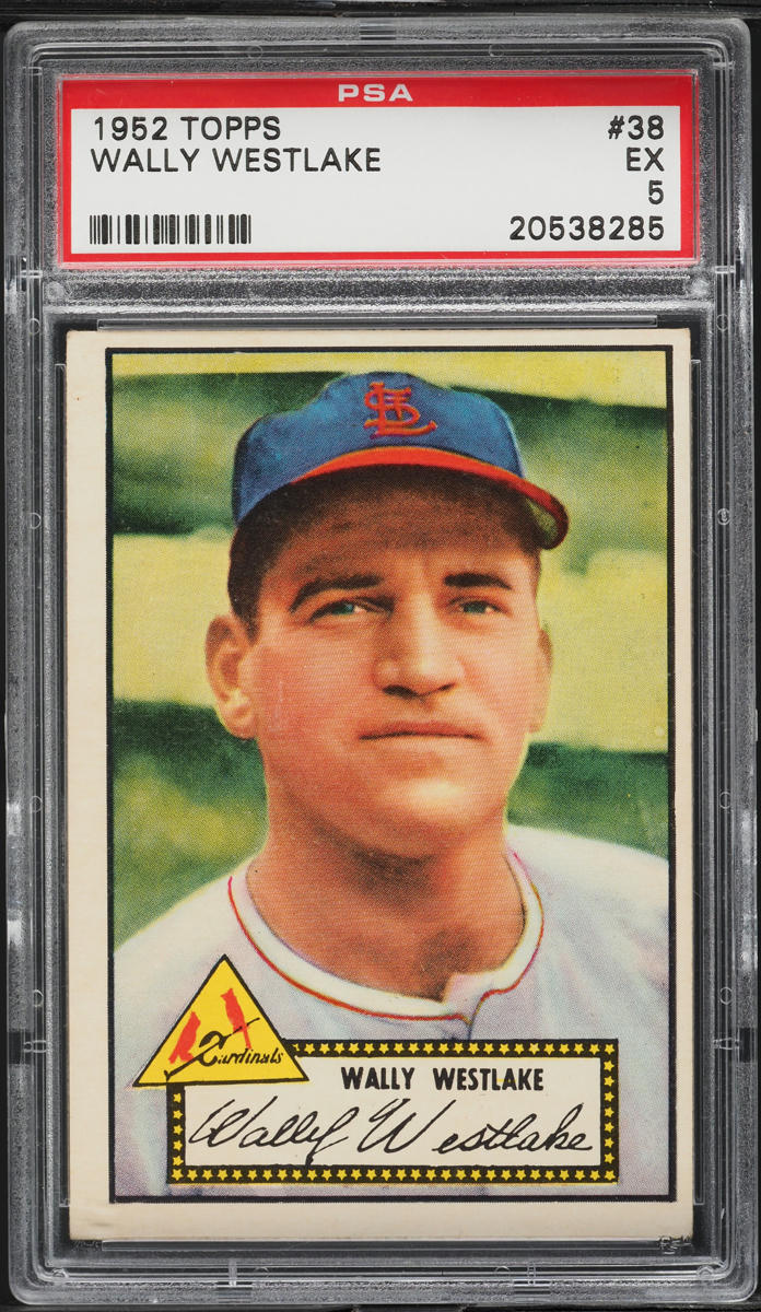 1952 Topps Wally Westlake #38 PSA 5 EX