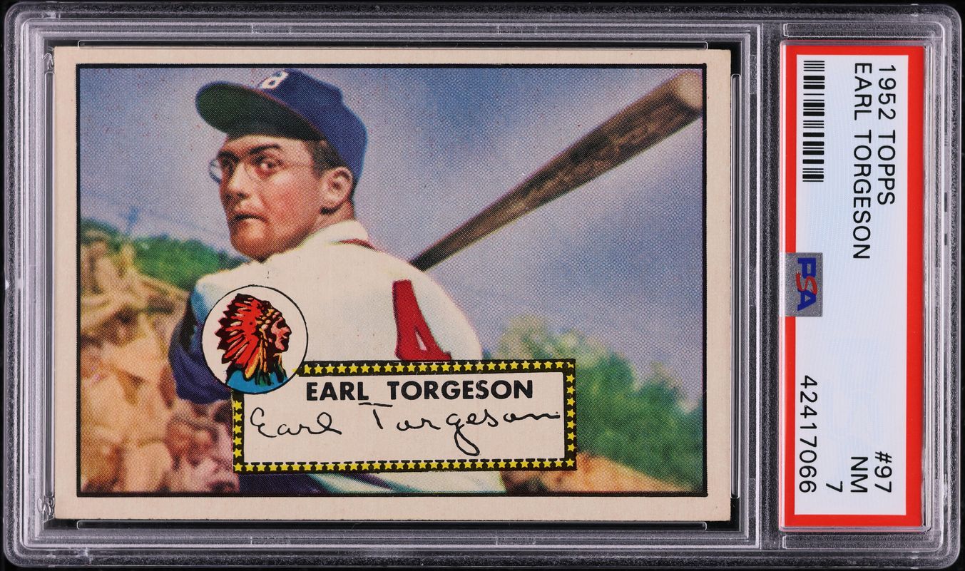 1952 Topps Earl Torgeson #97 PSA 7 NRMT