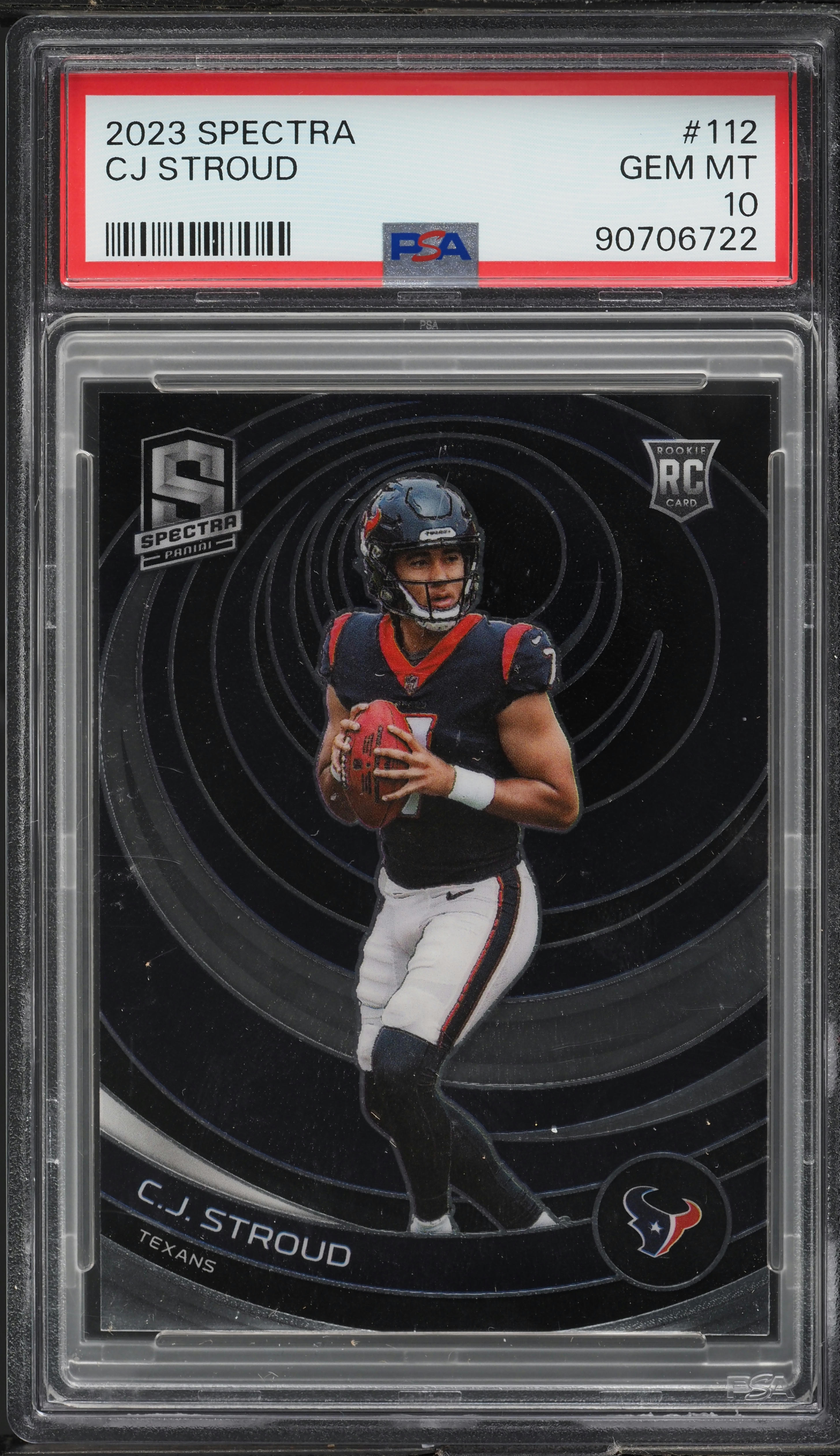 2023 Panini Spectra C.J. Stroud ROOKIE #112 PSA 10 GEM MINT