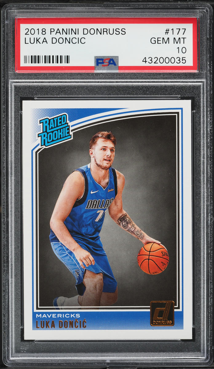 2018 Donruss Basketball Luka Doncic ROOKIE #177 PSA 10 GEM MINT
