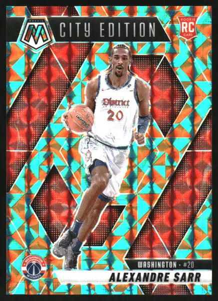 2024-25 Panini Mosaic Tessellation Mosaic #278 Alexandre Sarr City Edition /15