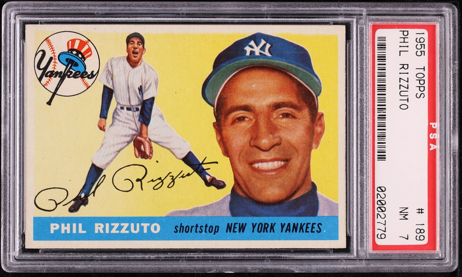 1955 Topps Phil Rizzuto #189 PSA 7 NRMT